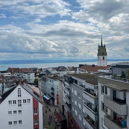 Mit Seeblick, Toplage Stadtblick, Shopping & 1 Minute Zum Bodensee 아파트 *